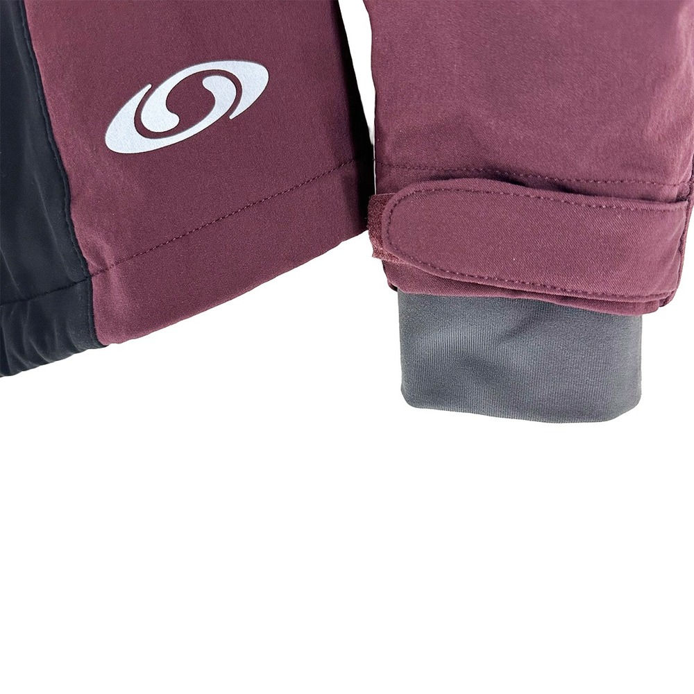 SALOMON Women's Full Zip Soft Shell‎ Nylon Jacket • Large • Burgundy, maroon - Picture 7 of 10